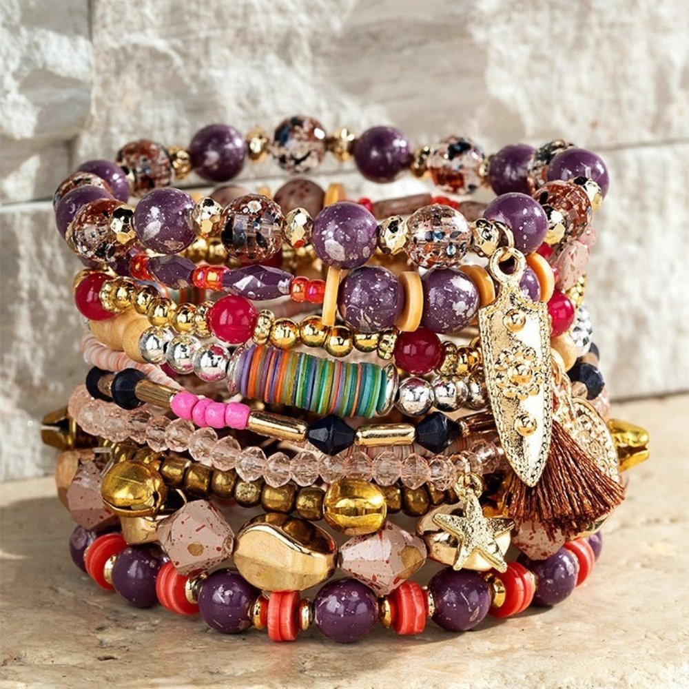 Natural Stone Beaded Bracelets
